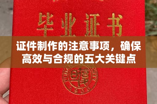 肃北证件制作的注意事项，确保高效与合规的五大关键点
