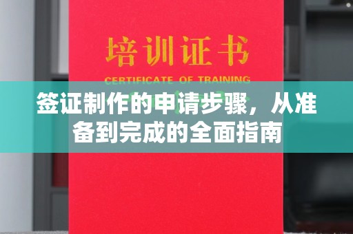 肃北签证制作的申请步骤，从准备到完成的全面指南