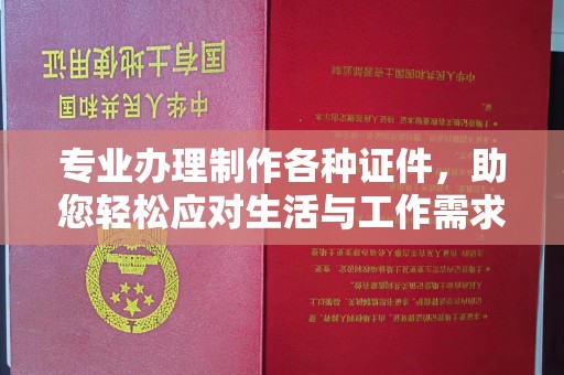 肃北专业办理制作各种证件，助您轻松应对生活与工作需求